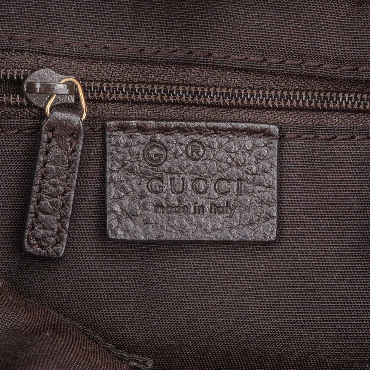 Gucci Monogram GG Patent Abbey Handbag