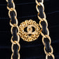 Chanel Chevron Velvet Half Moon Single Flap Crossbody Bag