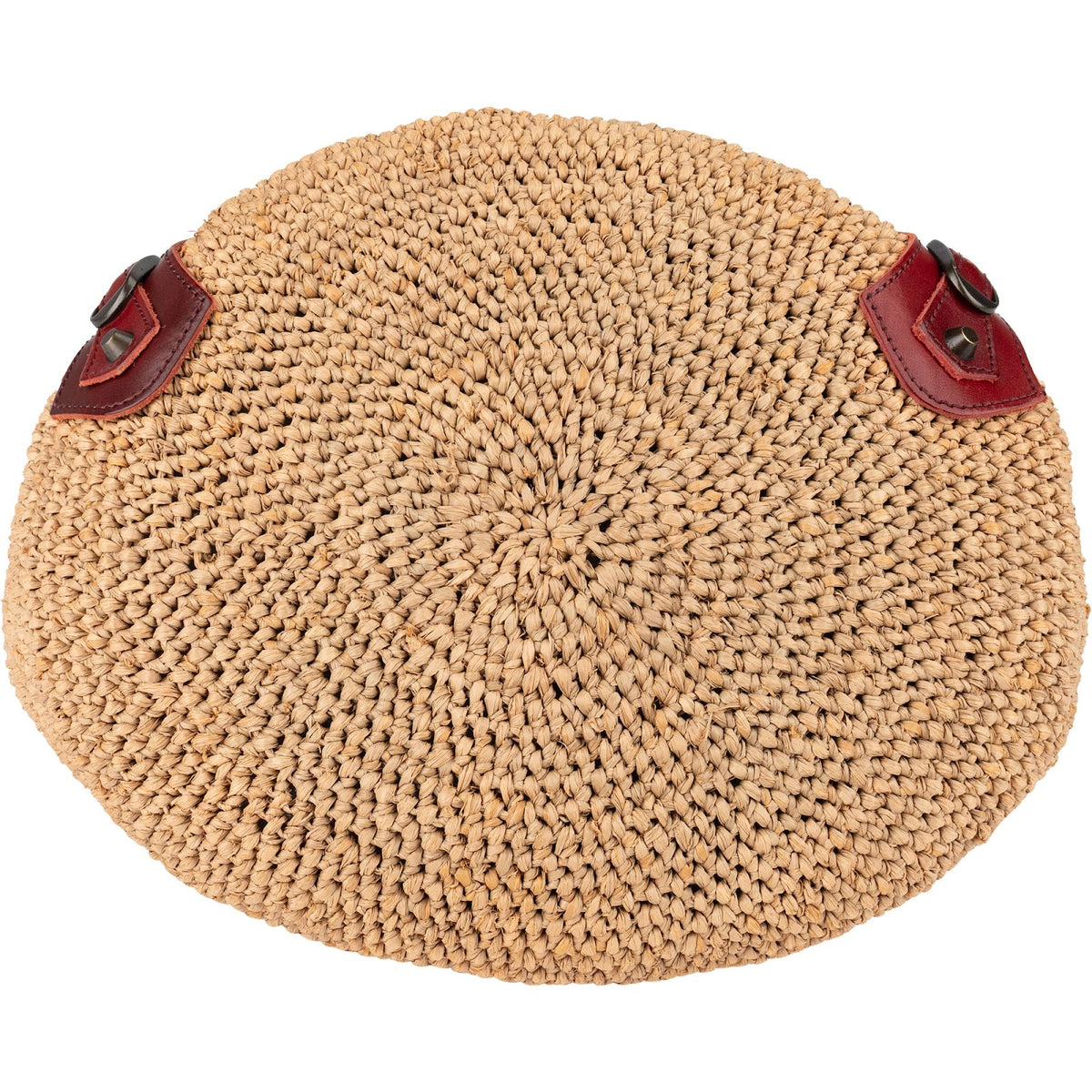 Balenciaga Raffia Panier Basket City Handbag