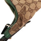 Gucci Monogram GG Web Stripe Horsebit Hobo Shoulder Bag