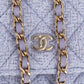 Chanel Quilted Tweed Wallet on Chain Crossbody Bag