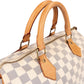 Louis Vuitton Monogram Damier Azur Speedy 30 Handbag