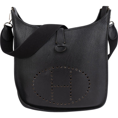 Hermès Taurillon Clemence Evelyne GM Crossbody Bag