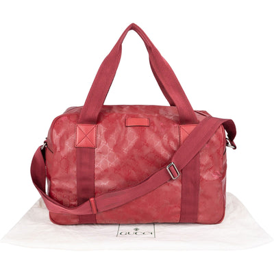 Gucci Monogram GG Imprime Coated Canvas Joy Boston 40 Travel Bag