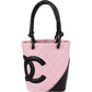 Chanel Quilted Lambskin Bicolor Cambon Ligne Small Handbag