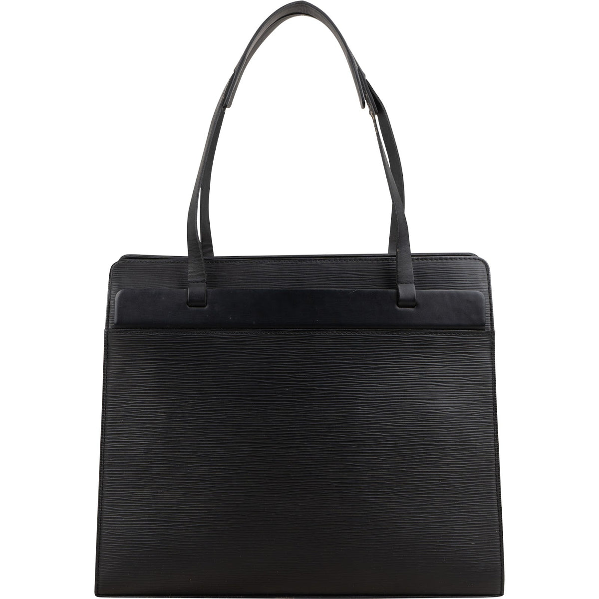 Louis Vuitton Noir Epi Leather Croisette PM Tote Handbag