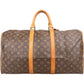 Louis Vuitton Monogram Canvas Keepall 50 Travel Bag