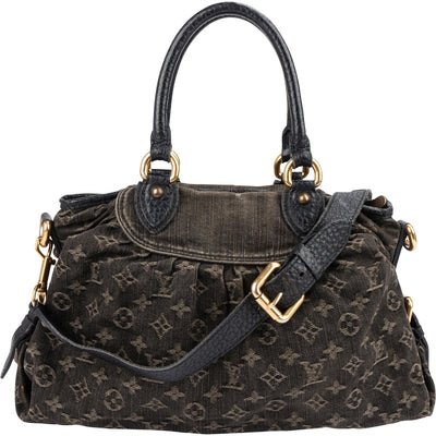 Louis Vuitton Monogram Denim Neo Cabby MM Handbag