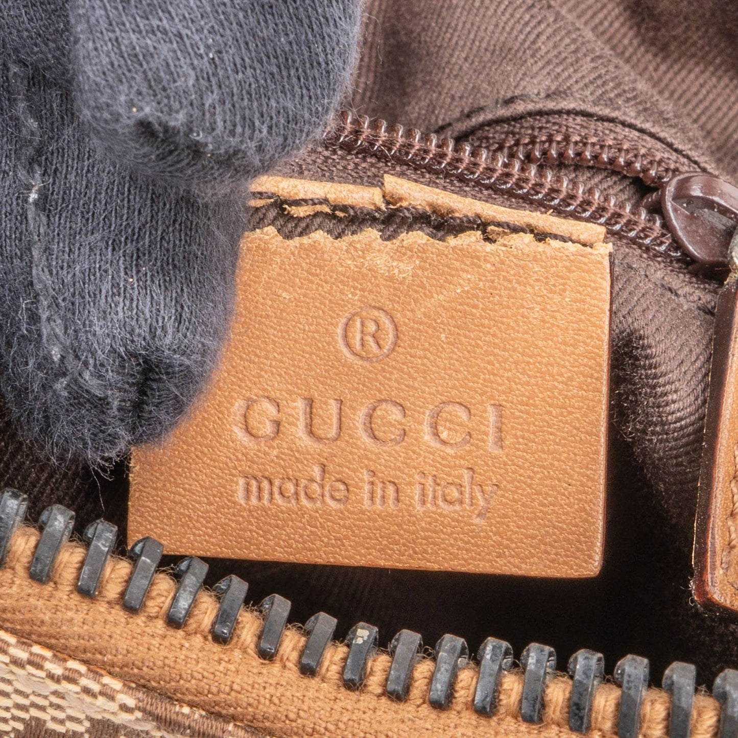 Gucci Monogram GG Hobo Handbag
