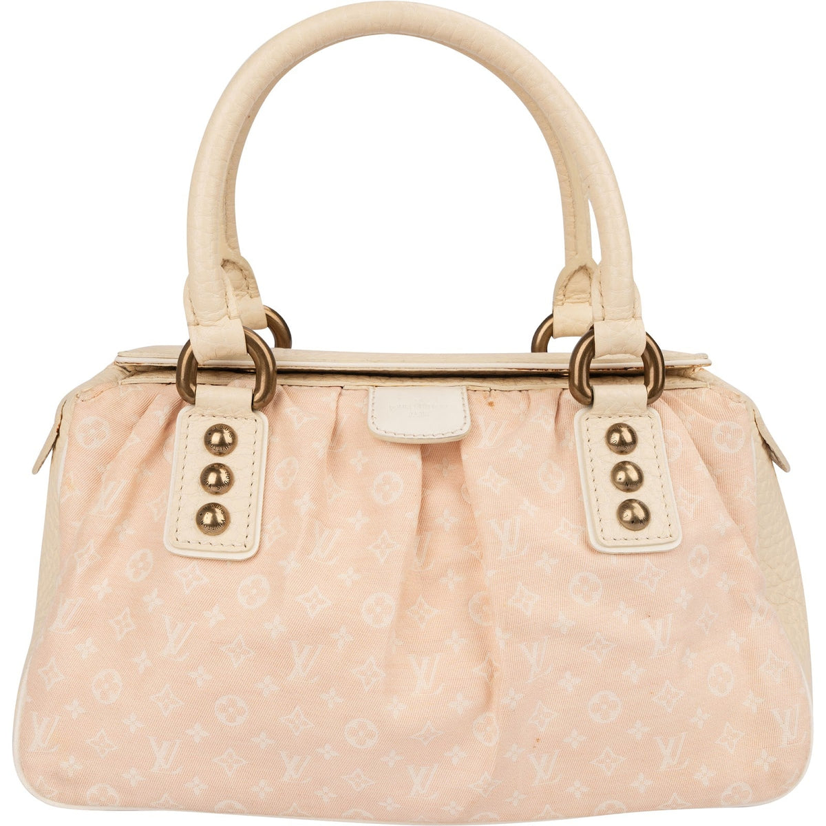 Louis Vuitton Trapeze PM aus Monogram Mini Lin – Vorderansicht