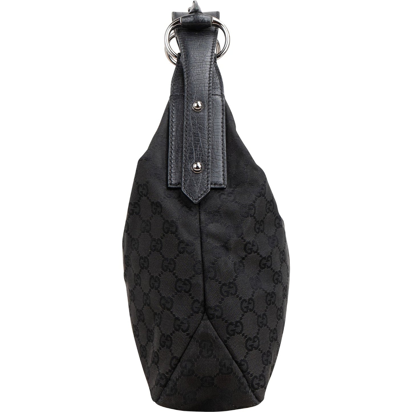 Gucci Monogram GG Canvas Horse Bit Hobo Handbag