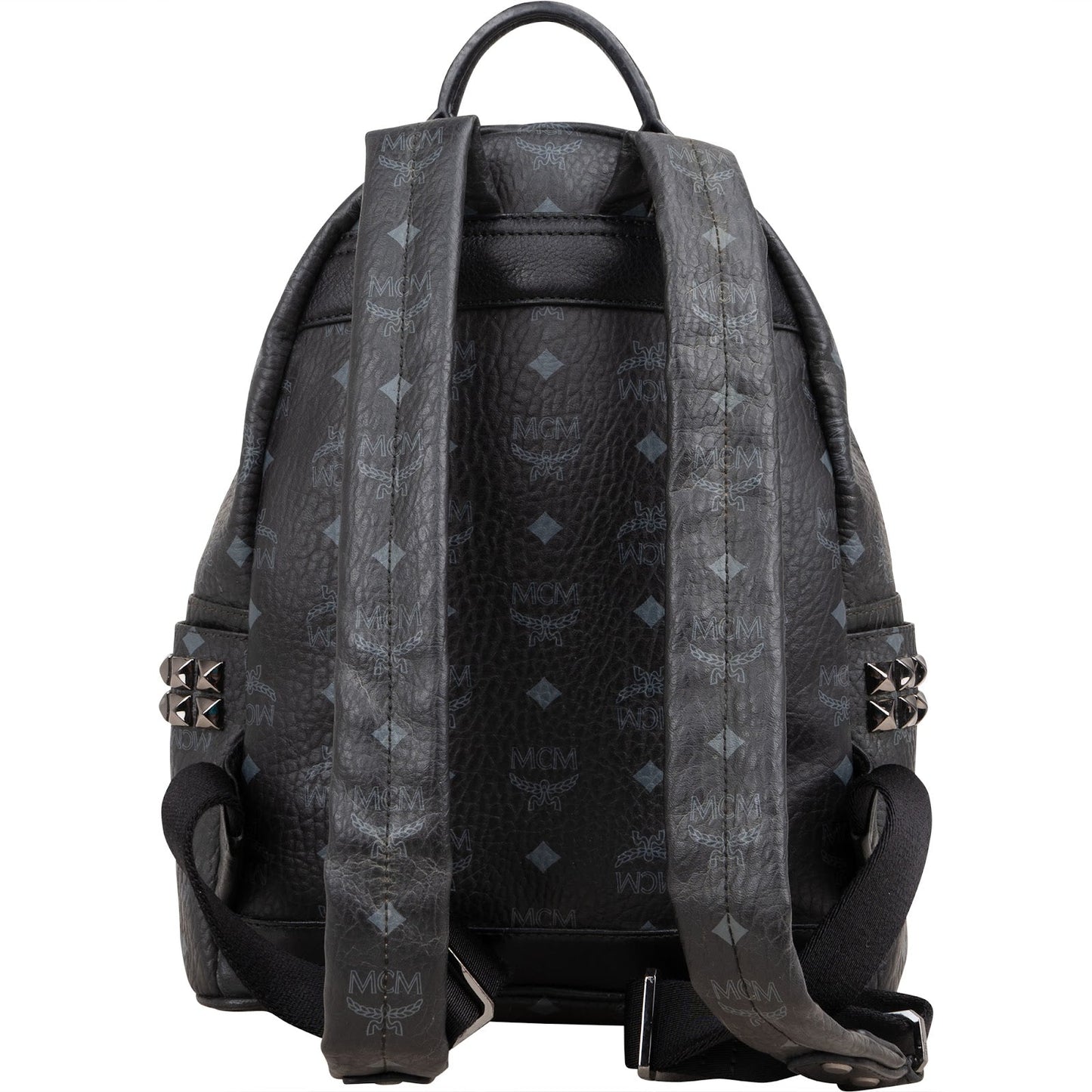 MCM Monogram Visetos Stark Side Studs Mini Backpack