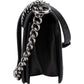 Chanel Chevron Calfskin Palladium Medium Boy Single Crossbody Bag