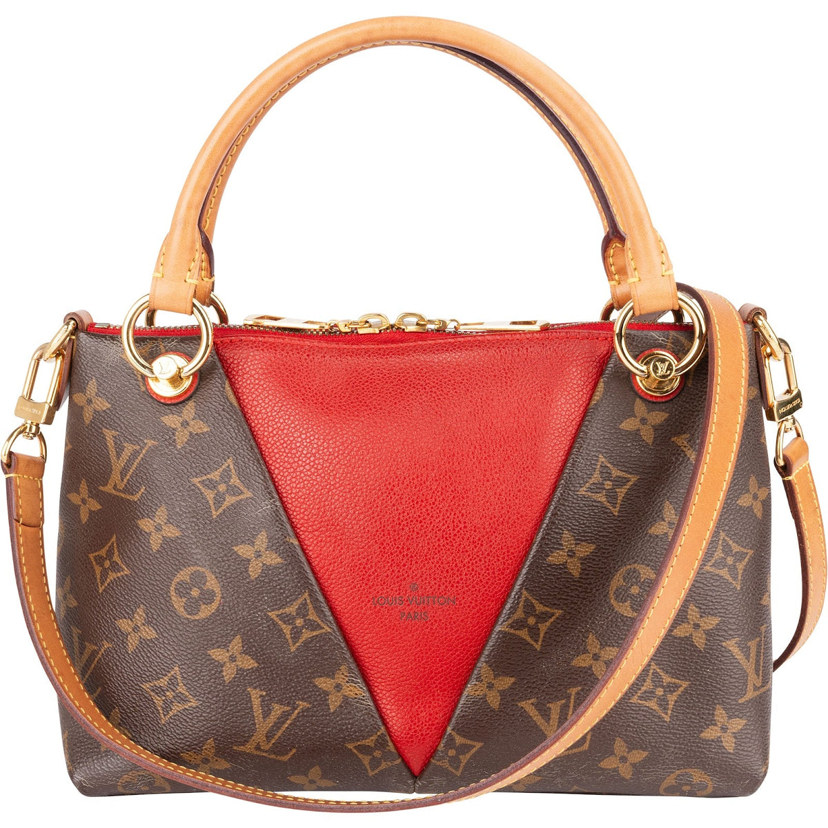 Louis Vuitton Monogram Canvas V Tote Handbag