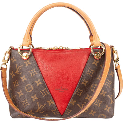 Louis Vuitton Monogram Canvas V Tote Handbag