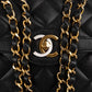 Chanel Quilted Lambskin Bicolor Double Flap Shoulder Bag