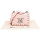 Louis Vuitton Rose Ballerine Epi Leather Studdy Perfo Twist PM Crossbody Bag