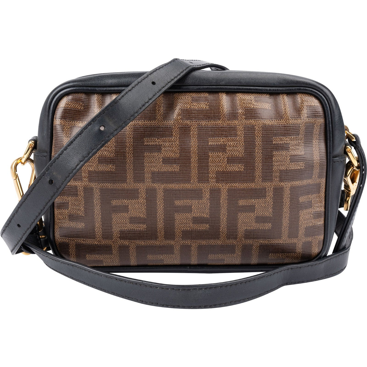 Fendi Monogram FF Zucca Canvas Camera Crossbody Bag