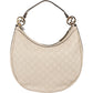 Gucci Guccissima Leather Britt Interlocking G Shoulder Bag
