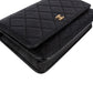 Chanel Quilted Caviar Leather CC Wallet On Chain Crossbody Bag