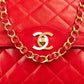 Chanel Quilted Lambskin Bicolor Double Flap Crossbody Bag