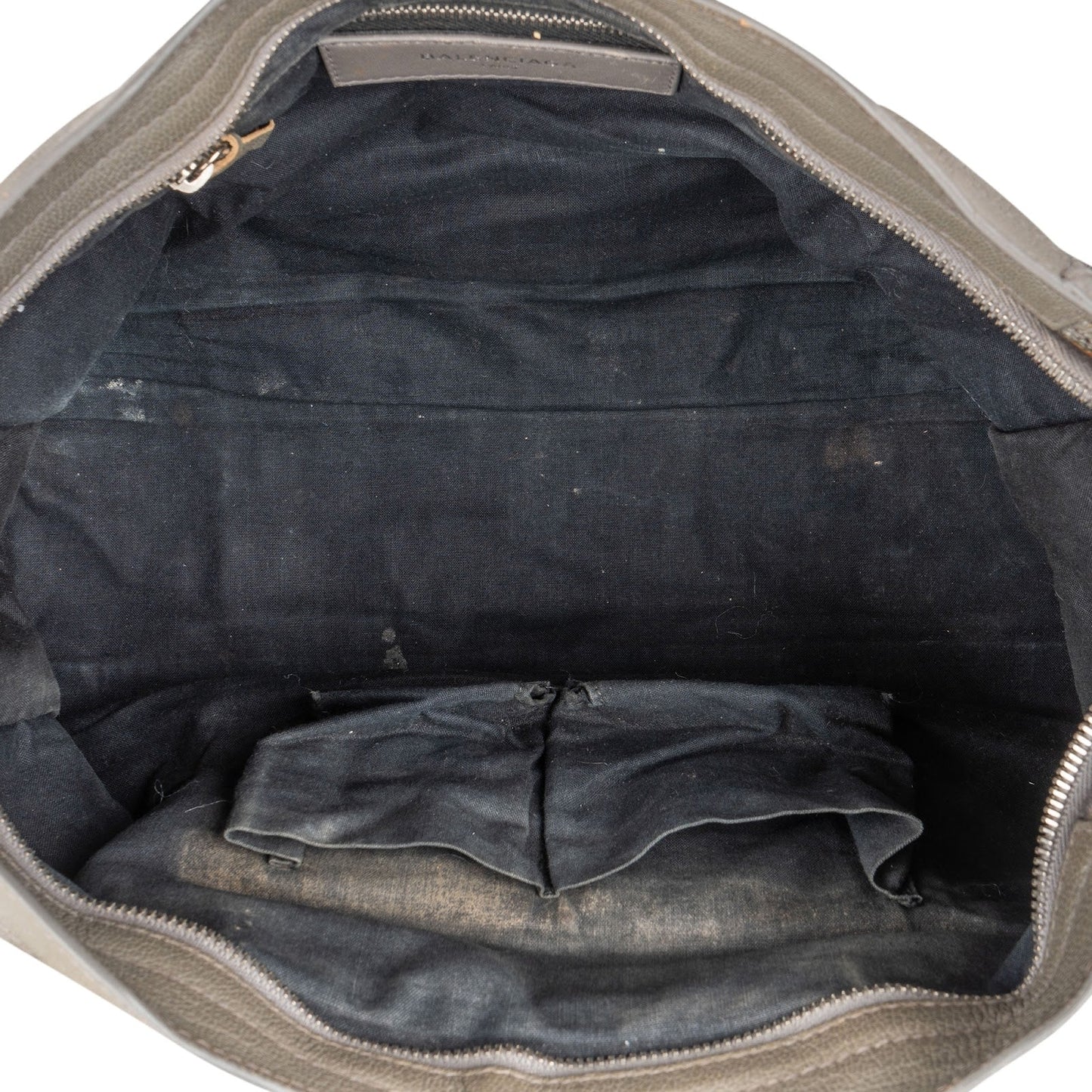 Balenciaga Grey Leather City Handbag