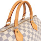 Louis Vuitton Monogram Damier Azur Speedy 30 Handbag