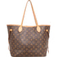 Louis Vuitton Monogram Canvas Neverfull MM Shoulder Bag