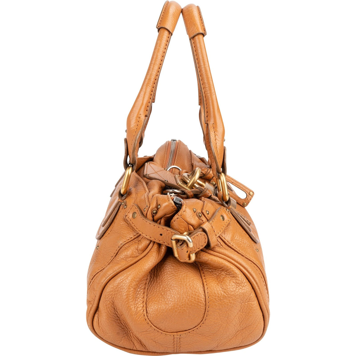 Chloé Brown Leather Paddington Handbag