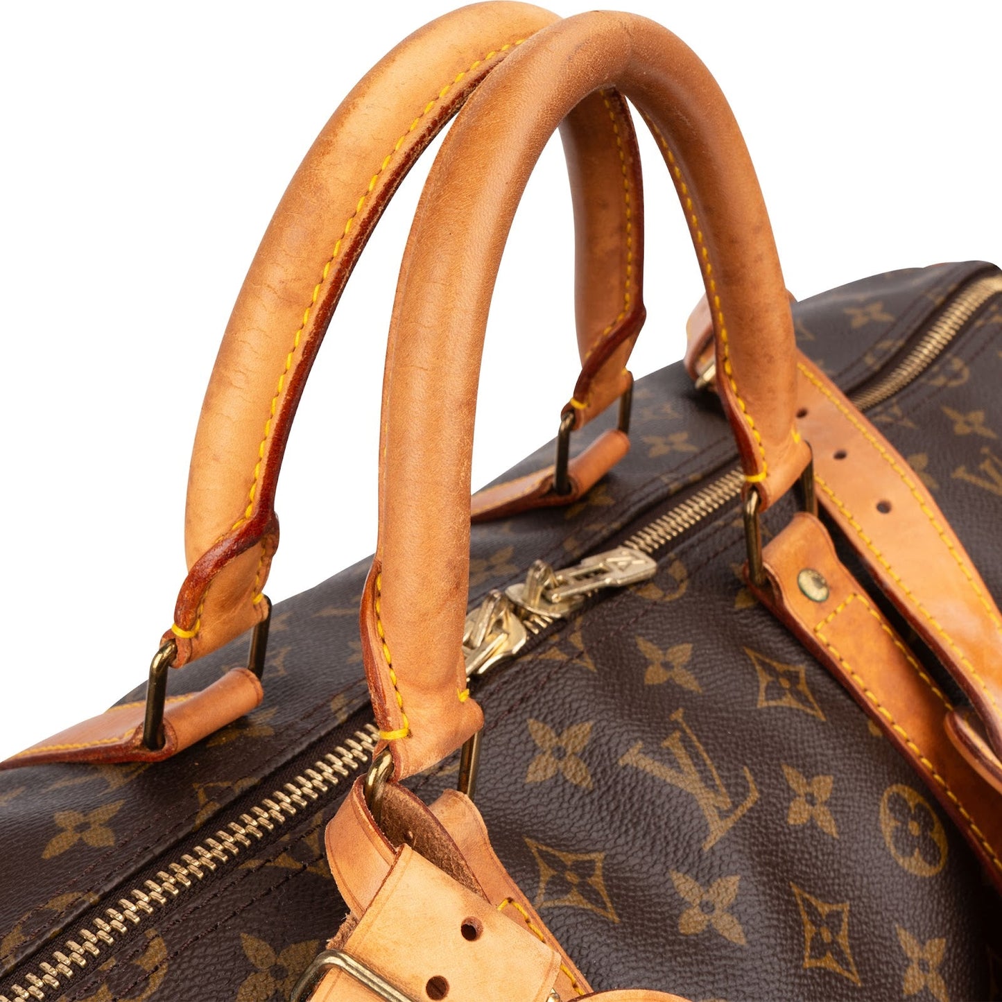 Louis Vuitton Monogram Canvas Keepall 55 Bandoulière Travel Bag