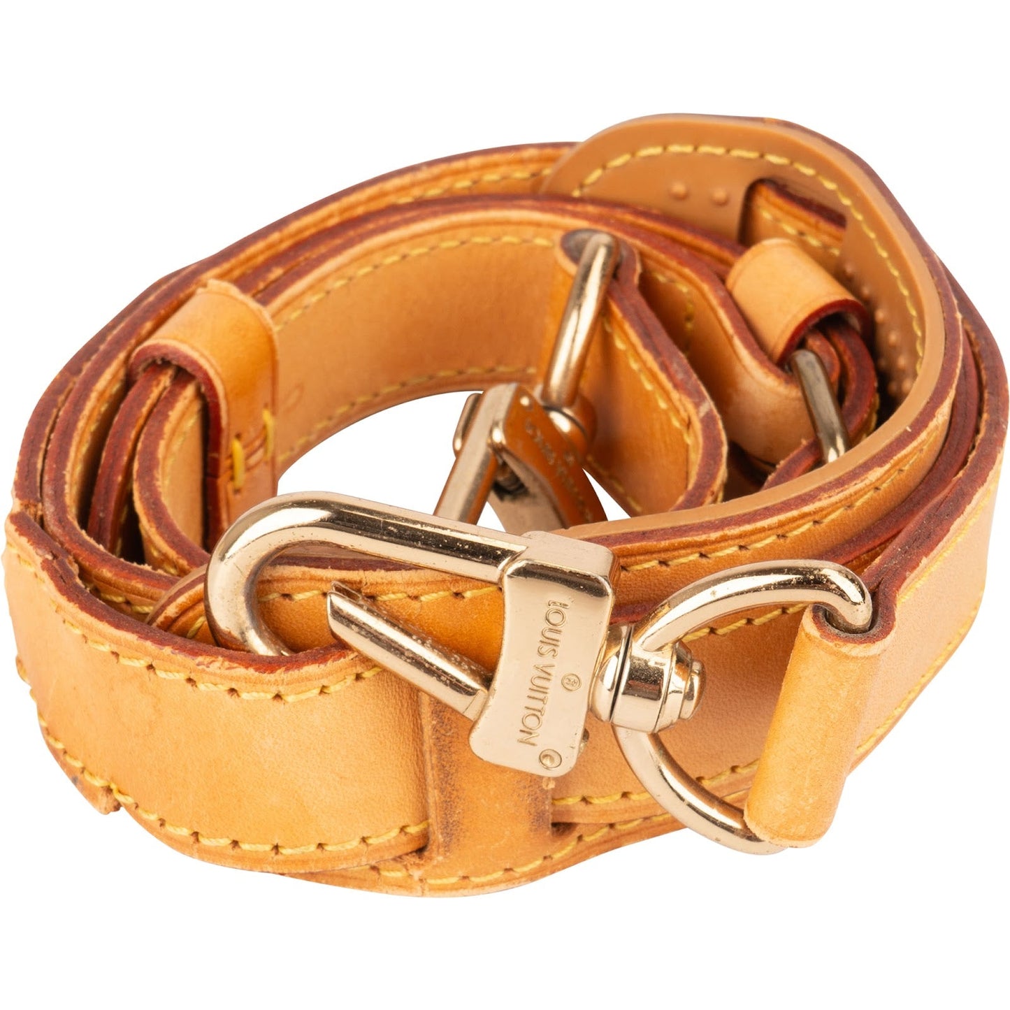 Louis Vuitton Vachetta Leather Adjustable Keepall Bags Strap
