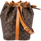 Louis Vuitton Monogram Canvas Sac Noé Petit Shoulder Bag