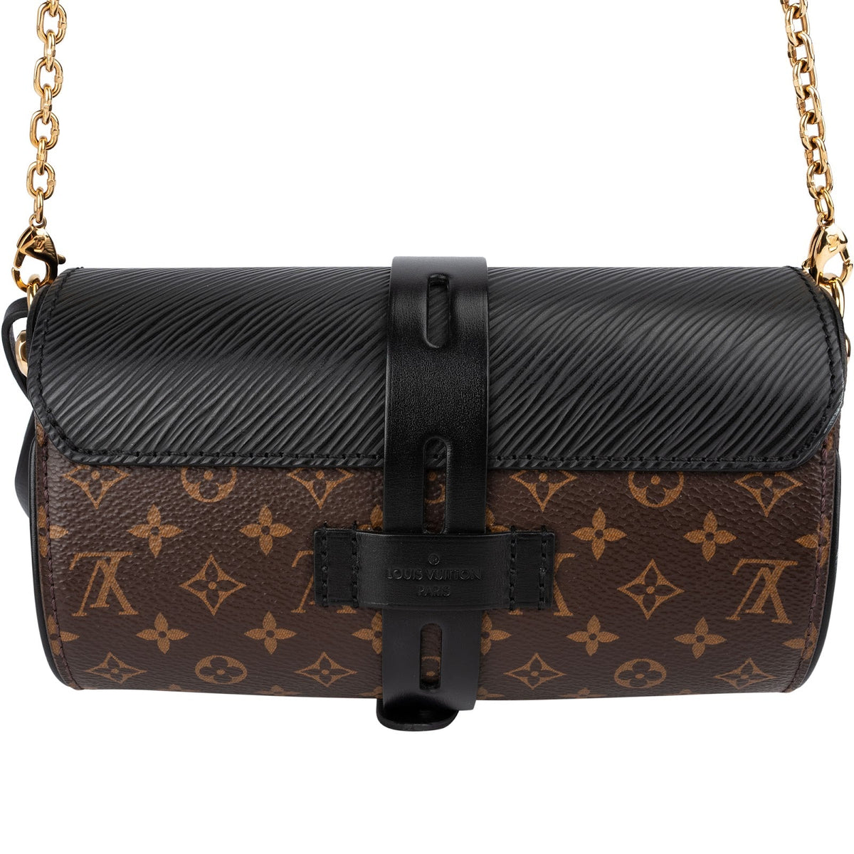 Louis Vuitton Monogram Canvas & Noir Epi Leather Glasses Case Crossbody Bag