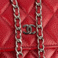 Chanel Quilted Caviar Leather Wallet on Chain Crossbody Bag