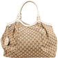 Gucci Monogram GG Canvas Sukey Large Hobo Tote Handbag