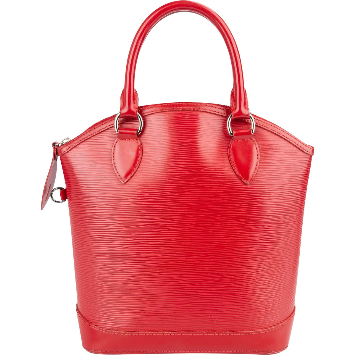Louis Vuitton Red Epi Leather Lockit PM Handbag