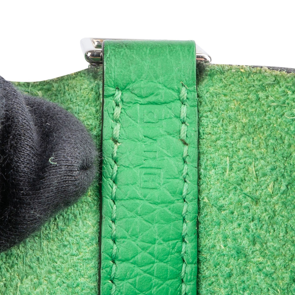 Hermès Green Taurillon Clemence Picotin Lock 22 (MM) Handbag