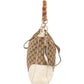 Gucci Monogram GG Canvas Bamboo Hobo Shoulder Bag