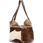 Miu Miu Pony Hair Corduroy Tote Shoulder Bag