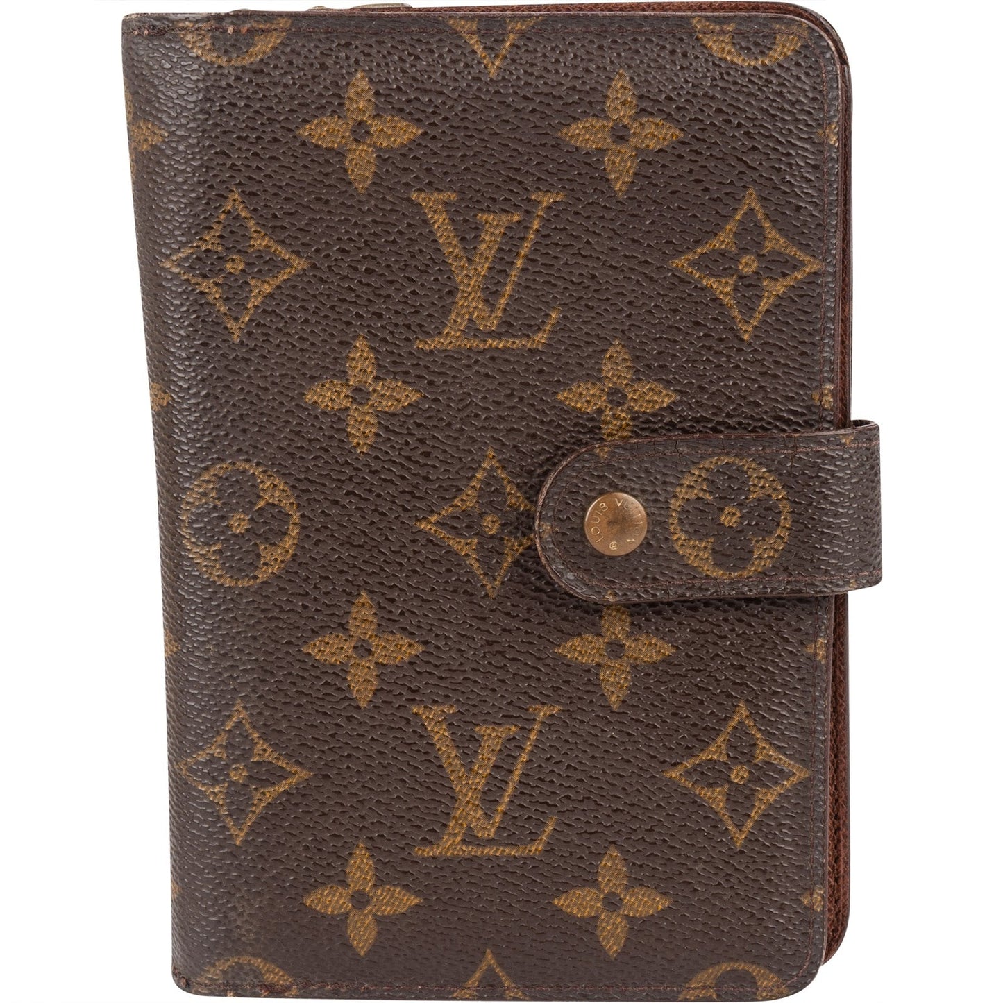 Louis Vuitton Canvas Monogram Porto Papier Zip Wallet
