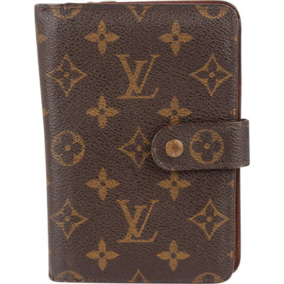 Louis Vuitton Canvas Monogram Porto Papier Zip Wallet