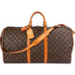 Louis Vuitton Monogram Canvas Keepall 55 Bandoulière Travel Bag