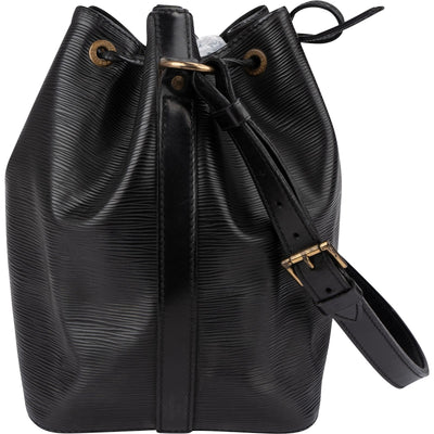 Louis Vuitton Noir Epi Leather Sac Noé Petit Shoulder Bag