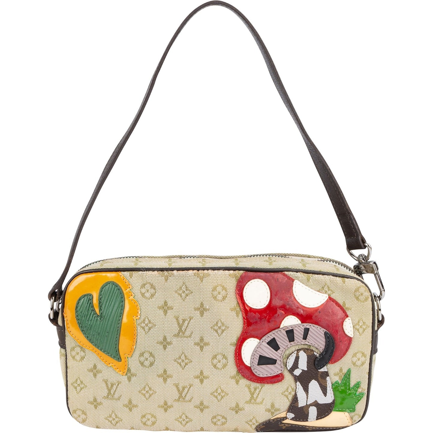 Louis Vuitton Monogram Mini Lin Conte de Fées Mushroom Pochette Accessoire Handbag