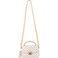 Louis Vuitton Monogram Damier Azur Canvas Crossette Handbag