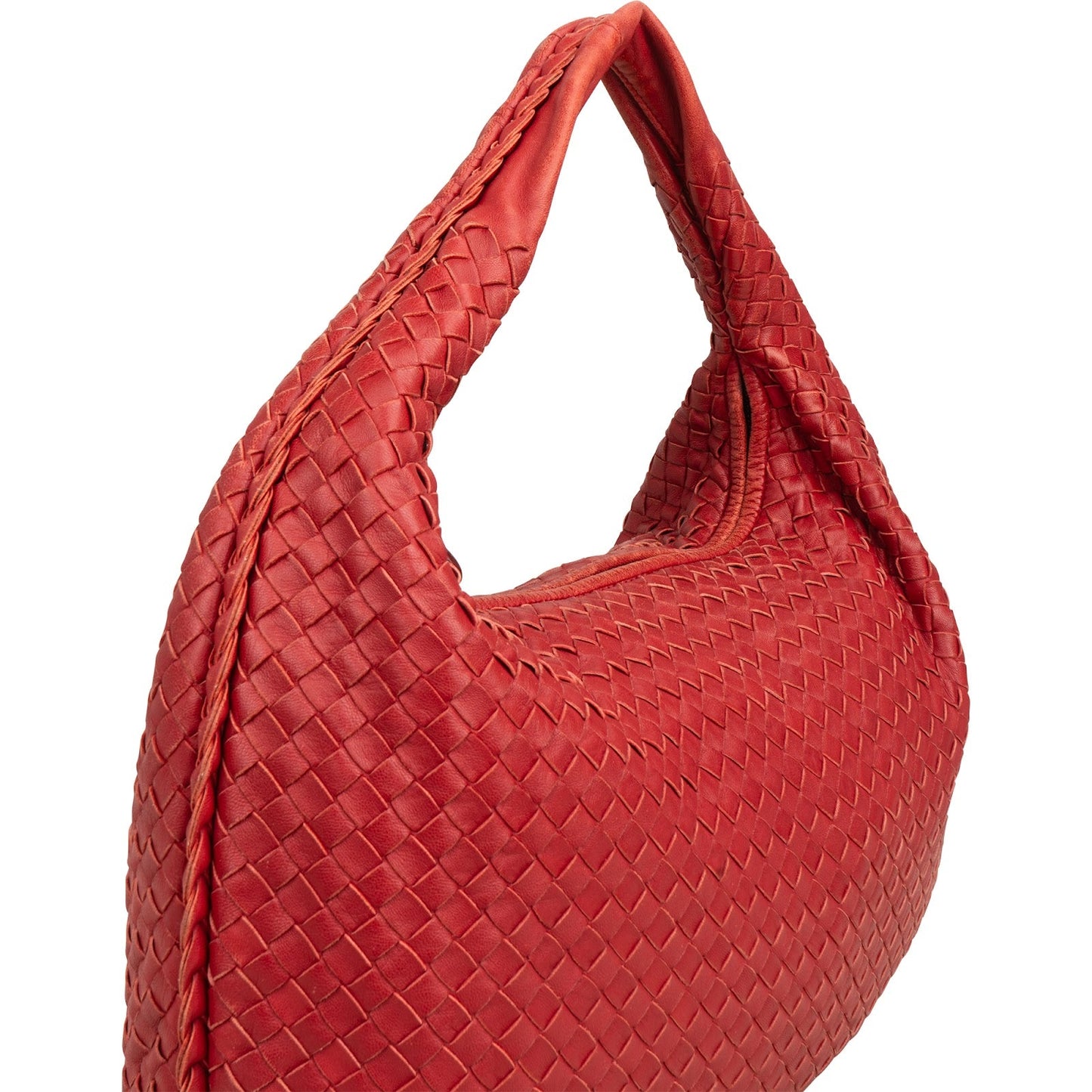 Bottega Intrecciato Nappa Veneta Leather Belly Hobo Shoulder Bag