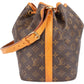Louis Vuitton Monogram Canvas Sac Noé Petit Shoulder Bag