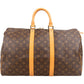 Louis Vuitton Monogram Canvas Keepall 45 Travel Bag