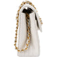 Chanel Quilted Lambskin 24K Gold Single Flap Crossbody Bag