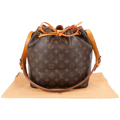 Louis Vuitton Monogram Canvas Sac Noé Petit Shoulder Bag